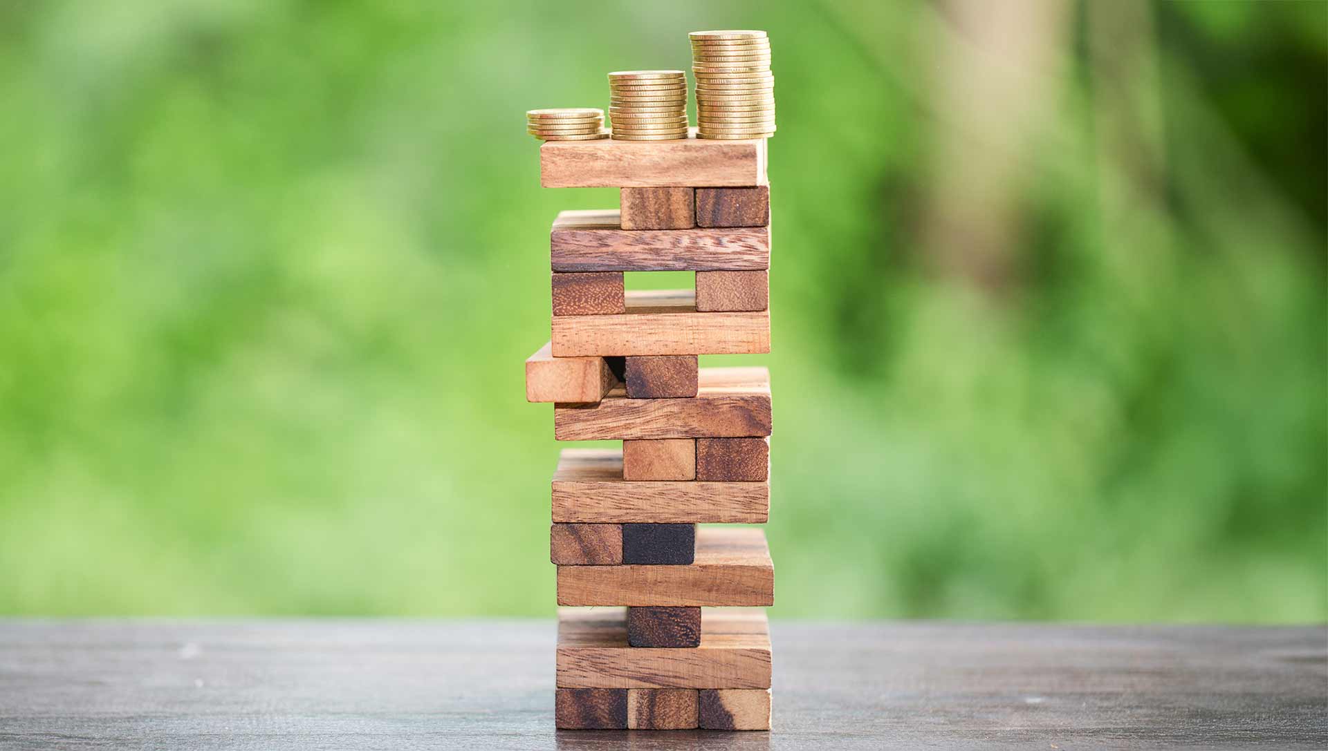 Bausteine mit Tipps wie du Vermögen aufbauen kannst