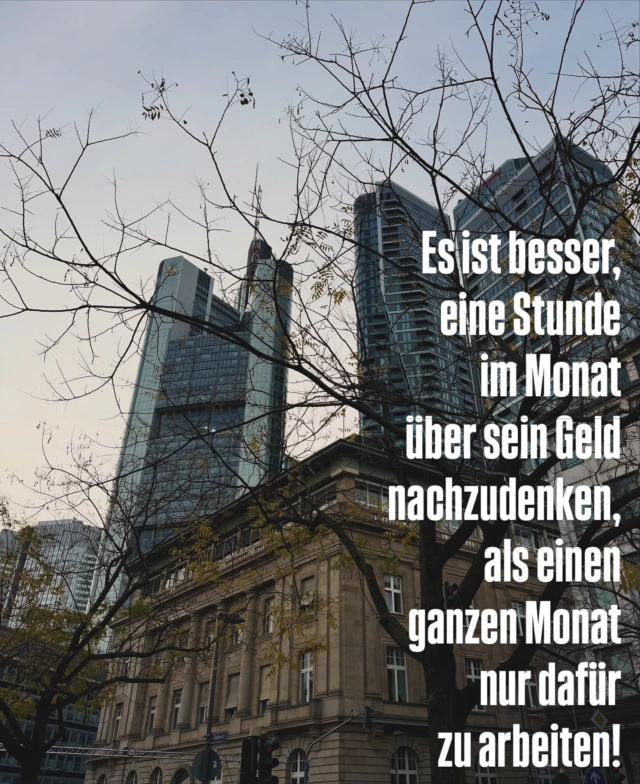 Wie oft denkst du über dein Geld bzw. dein Vermögen nach? Arbeitest du nur dafür, oder arbeitet dein Geld auch clever für dich? 

Viele unterschätzen die langfristigen Chancen und das unfassbar große Potenzial kluger und frühzeitiger Anlageentscheidungen. In der aktuellen Welt gab es noch nie so viele Chancen - aber auch Bedarf nach professioneller ganzheitlicher Vermögensberatung. 

#investieren #geld #depot #edelmetalle #gold #silber #rente #altersvorsorge #investment #fonds #etf #aktien #sparen #geldanlage #finanzen #finanziellebildung #finanzbildung
