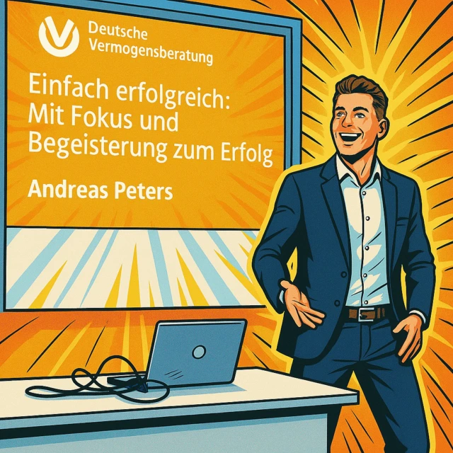 „Du musst schon da sein, bevor du angekommen bist.“ Andreas durfte vor mehr als 200 Kolleginnen und Kollegen einen inspirierenden Vortrag zum Traumberuf und Mindset halten. „Finde einen Beruf der dich begeistert und glücklich macht, und du musst nie mehr arbeiten!“ 

Diejenigen, die eine sinnvolle Tätigkeit suchen und ihr Leben frei gestalten möchten, sind bei uns perfekt aufgehoben, so Andreas Peters.

#finanzen #finance #vermögen #investment #coaching #zukunft #vermögensberatung #finanzberatung #banking #vermögensaufbau #investieren #sparen #pfalz #rheinhessen #zellertal #worms #grünstadt #weinstrasse #leiningerland #donnersbergkreis #beruf #traumberuf #dvag #finanzberater #bewerbung #wormsliebe #chancen @team_peters_